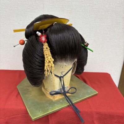 ジャンク】日本舞踊 舞台用 和カツラ 大澤かつら？ 日舞 演劇 ジャンク 